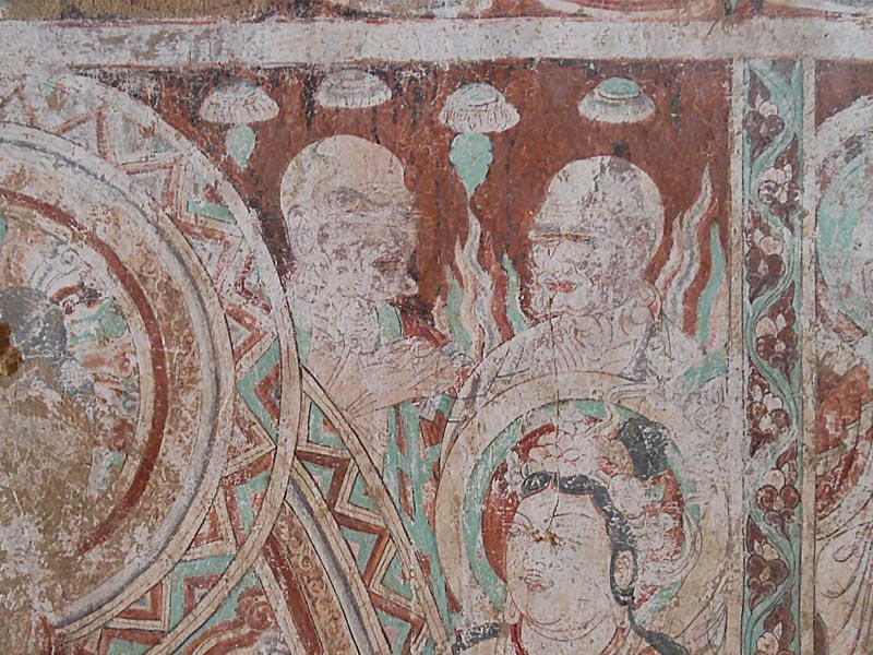 Файл:Древна фреска в будистки храм.jpg